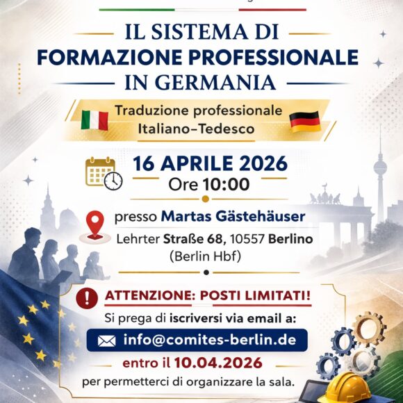 Evento sul tema della formazione professionale in Germania.